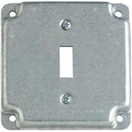ABB Electrical Box Cover, Square, Steel, Toggle Switch RS9